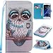 Produktbild Nancen Compatible with Handyhülle Galaxy S7 Edge/SM-G9350 (5,5 Zoll) Hülle, Bunt PU Leder Brieftasche Schutzhülle Bookstyle Flip Case Wallet Cover mit Standfunktion