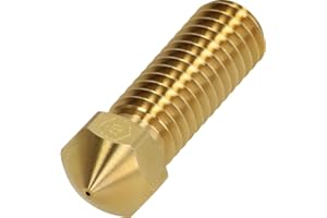 BROZZL Volcano 1,75 mm Düse Messing 0,8mm Durchmesser für E3D Volcano Hotend und Artillery Sidewinder X1, 10601080