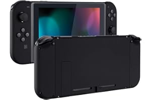eXtremeRate Coque Remplacement pour Nintendo Switch avec Boutons Complete, Shell pour Switch Console Joycons-Noir
