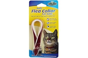 CANAC Soft Flea Collar for Cats, Kills Fleas for up to 4 Months