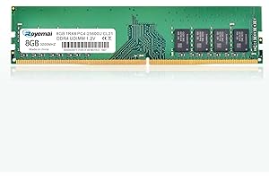 D DUOMEIQI DUOMEIQI Mémoire RAM 8 Go DDR4 PC4-25600U 3200 MHz 288 Broches UDIMM 1,2 V CL21 1Rx8 Desktop RAM Module de mémoire