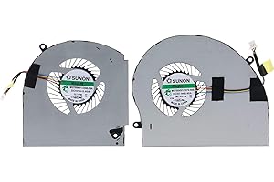 TRADOCK Ventilateur de refroidissement de rechange pour Dell Alienware 17 R4 R5 P31E ALW17C MG75090V1-C060-S9A MG75090V1-C070-S9A 4RFW1