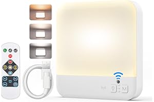 OMECO Led Deckenleuchte Flach Dimmbar mit Fernbedienung Deckenleuchten Akku Batteriebetrieben mit Bewegungsmelder 250lm 3farbenmodi Dimmbar Led Deckenlampe Bewegungsmelder Innen für Flur Balkon Treppe