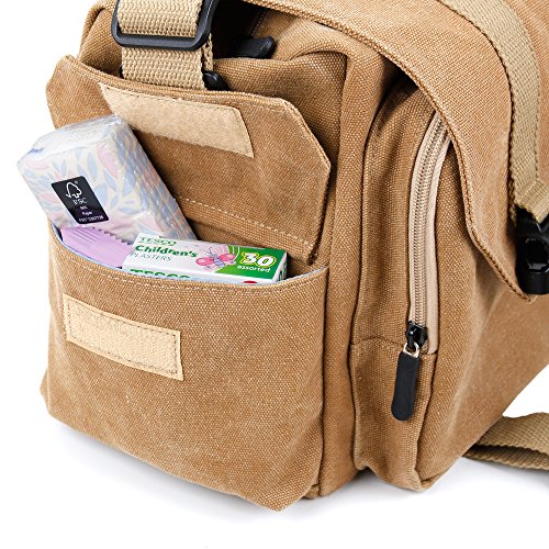 DuraGadget Babytasche | Schultertasche | Wickeltasche | Windeltasche | Nappy Transport-Tasche mit verschiedenen Fächern - 5