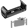 Neewer T5 T7 T9 SSD Holder Mount Bracket for iPhone 16 15 Pro Max Phone Cage PA023 PA024, 2.2"-3"/55-75mm SSD Clamp Compatible with Samsung with 1/4" Screw Anti Twist Bevel Edge, Cold Shoe, UA051