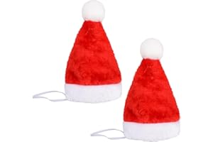 MEISH 2 Pieces Pet Winter Christmas Style Hat for Cats and Dogs - Warm Pet Hat for Christmas Holiday and Party