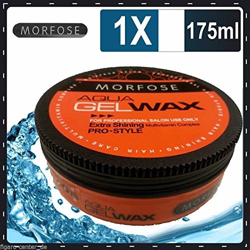 MORFOSE Aqua Hair Wax - 175 ml. Professional Hair Care For An Incredible Shine And Strong Hold