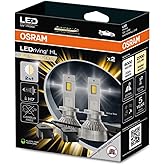 OSRAM H7 AllSeason LED Headlight Bulb, 2700-6000 Kelvin, 2 in 1, LEDriving HL 12V