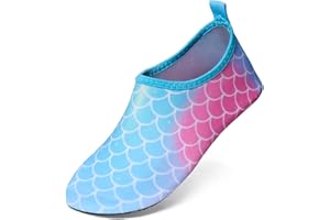 YloveM Kleinkind Schwimmschuhe Kinder Wasserschuhe Mädchen Jungen Kinder Beachschuhe rutschfeste Aquaschuhe Strandschuhe für Baby Strand Schwimmbad Surfen Garten Beach Pool