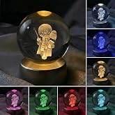Senon Kristal Cam K&uuml;re Renk Değiştiren LED Işıklı Gece Lambası Dekoratif Hediyelik Gezegenler (Harry Potter)