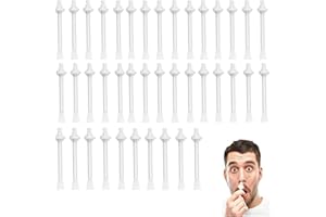 ARROMI 100 Stück Nasenwachs Stäbchen, Nasenhaar Wachs Applikatoren, Dual-Verwendung Nasenwachs Sticks, für die Nasenlochreinigung und Nasenhaarentfernung, erhältlich für Männer und Frauen