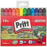 Pritt 12'li Jumbo Yuvarlak Ke&ccedil;eli Kalem