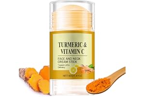 SHEFAVE Face and Neck Cream Stick, Turmeric Face Cream, Neck Firming Cream, Skin Tightening Cream for Face, Anti Wrinkle, Anti Aging, Lifting, Moisturizing, Vitamin C, Night Cream for Mature Skin