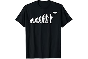 VESTITI VOLANTI TELECOMANDATI Divertente Drone Evolution Pilot FPV UAV Quadcopter RC Maglietta