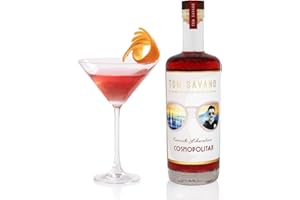 Tom Savano Artisan Cocktails, Finnish Liberation Cosmopolitan, Vodka with Orange, Cranberry, & Lime Syrup, Premium Handcrafted Cocktail, 15% ABV, 7 Servings, 700ml Bottle