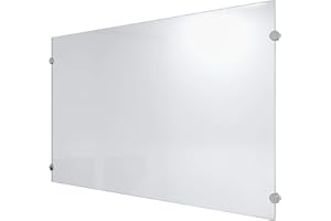 ECOfoxx 6mm ESG Glas Küchenrückwand Spritzschutz Herd Fliesenspiegel Glasplatte Rückwand viele Größen (Milchglas, 90x40cm)