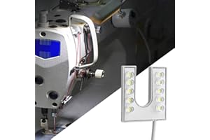 ASHATA Lámpara De Cuello De Cisne De Trabajo, Lámpara LED De Máquina De Coser, Ahorro De Energía Eficiente, Utilizada En Torno, Taladradora, Fresadora, Etc.