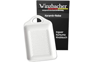 Winzbacher® Premium Râpe - Idéal pour le gingembre et l'ail | en céramique de haute qualité | lavable au lave-vaisselle