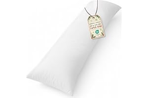 Utopia Bedding Almohada Corporal, 40x145 cm Almohada para el Embarazo y la Maternidad, Almohada para Dormir de Lado, Relleno de Poliéster Suave (Blanco)