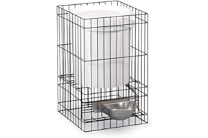 DISTRIBUDIET - GAUN GAUN 62465 Bebedero Perros con Deposito Grande, 435 mm x 435 mm x 795 mm, Capacidad 55L