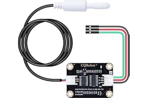 CQRobot TDS (Total Dissolved Solids) Meter Sensor Compatible with Raspberry Pi/Arduino Board. for Liquid Quality Analysis Teaching, Scientific Research, Laboratory, Online Analysis, etc.