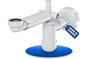 BLUEWATER ARMATUREN LAXARA siphon télescopique lavabo peu encombrant 1 1/4