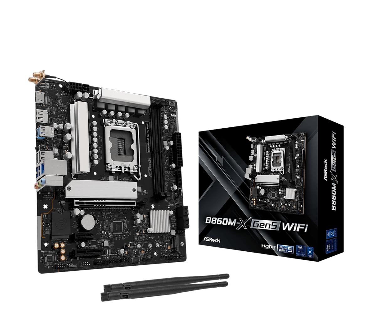 ASRock B860 M-X LGA1851 DDR5 Micro ATX
