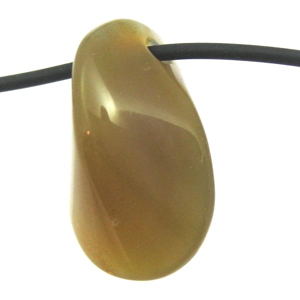 Amaryllis Lebensstein-Anhänger – Oloid-Form 20 Mm, Gebohrt, Aus Schneequarz