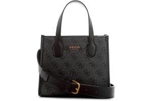 Guess Sac à main cuir PU Silvana Mini jeans - Femme