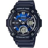 Casio AEQ-120W-2AVDF Kol Saati, Siyah, Standart