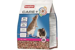 Beaphar - Care+ Pienso Super Premium - Comida para Rata - 1,5kg - Alto Valor energético - Buena digestión - Desgaste de los Dientes y Sin azúcares añadidos- Alimentación Extrusionada