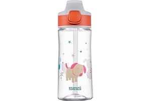 ‎SIGG SIGG - Tritan Trinkflasche Kinder - Miracle - Mit Trinkhalm - Auslaufsicher - Federleicht - BPA-frei - aus kratzresistentem Tritan - Schule & Sport - 0,35L / 0,45L