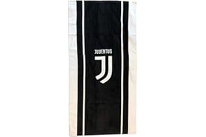 JUVENTUS Thermet Strandtuch, Weiß/Schwarz, 70 x 140 cm