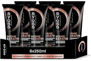 Syoss DP Keratin odżywka 250 ml, 6 sztuk, wzmacniacz włosów z keratyną, redukcja łamania