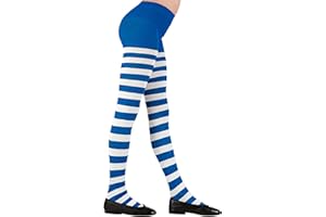 W WIDMANN MILANO Party Fashion - Collants rayés pour enfants, accessoires de déguisement pour costumes de sorcières, coccinelles, abeilles, elfes, pour tous les jours et bien plus encore