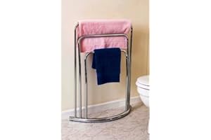 FURNITURE 247 Bow Fronted 3 Rail Towel Stand from Caraselle