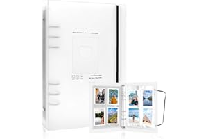 XUEFENFEI Binder Photocard Kpop A5, 6 Carpeta de Anillas, Fundas de Álbum de Fotos de 4 Pulgadas, con Hojas Sueltas, Rellenables, Álbumes de Recortes, Photocard Holder Book