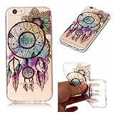 iphone 6/6s Case, iphone 6/6s Silicone TPU Transparent Cover, Cozy Hut iphone 6/6s Luxury Shining Bling Printing Drawing Design Scratch Resistant TPU Bumper Clear Flexible Silicone Back Soft Protective Case Cover for iphone 6/6s - Flower bells