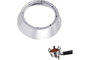 BANSUSU 54mm Espresso Dosing Funnel Portable Magnetic Espresso Dosing Funnel with Magnetic Aluminum Portafilter Dosing Ring Coffee Machine Accessories for Barista Home Cafe
