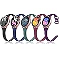 5 Pack Slim Bands Compatible with Samsung Galaxy Watch 4 40mm 44mm/Galaxy Watch 4 Classic/Galaxy Watch 5 (Pro)/Galaxy Active 2/Galaxy Watch 3 41mm/Galaxy Watch Active 40mm, 20mm Soft Silicone Replacement Strap for Women Men