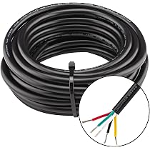 URCIANOW 2-adriges Kabel 18 AWG (2x0,8 Mm²) – Rot/schwarz, PVC-Mantel, 10 M, Für Haushaltsgeräte & Elektronik