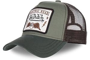 Von Dutch Casquette Homme & Femme Ajustable, Casquette Trucker, Athlétique, Coupe décontractée et Toutes Les Saisons