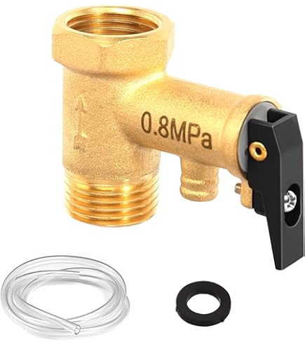 Thermoflow Veiligheidsgroep met drukregelventiel | SGKV40 1/2 inch | Veiligheidsgroep voor warmwaterboiler met afsluitventiel en terugslagklep