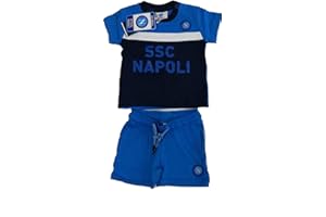 SSC NAPOLI P19i1n90624 Completo Infant: T-shirt Con Pantaloncino Unisex bambini
