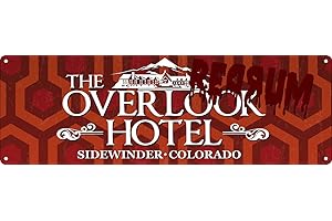 Grindstore - Placa de hojalata modelo The Overlook Hotel (Tamaño Único) (Marrón)