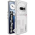 Fashionury Crystal Clear Back Cover Case for Nothing Phone 3a 5G | 360 Degree Protection | Shock Proof Design | Transparent Back Cover Case for Nothing Phone 3a 5G (Soft, Transparent)