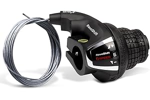 RainFlowwer Revoshift MTB Bike Bicycle Right Shift Lever, SL-RS35 6/7 Speed Bicycle Twist Grip Gear, Bike Handle Shifter for Mountain Bicycle