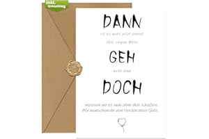 Werfunee - Abschiedskarte Kollegen A6 (mit Umschlag) - Lustige Karte Abschied Kollege - Abschiedsgeschenk Kollegen Jobwechsel - Karte Abschied Kollegin - Ruhestand Karte