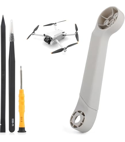 XBERSTAR Arm Shell voor DJI Mini 3 Pro Voor en Achter Shell Reparatie Onderdelen Drone (Rechts Voor