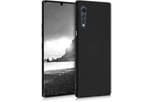 kwmobile Etui kompatybilne z LG Velvet Case - miękkie, cienkie, ochronne silikonowe etui TPU - czarne matowe
